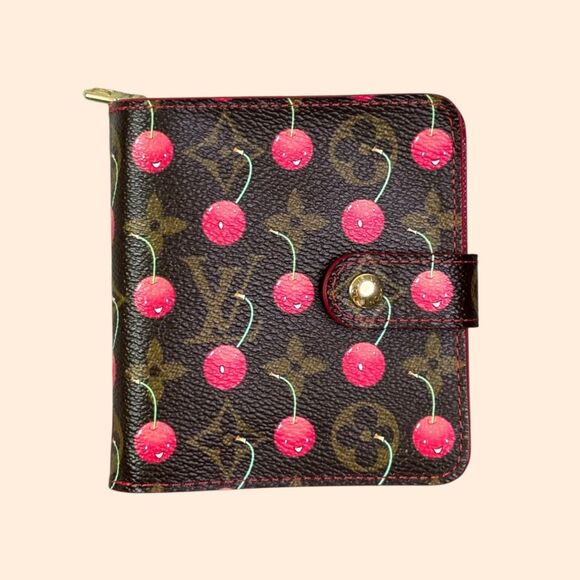 Louis Vuitton x Takashi Murakami Cerises Wallet - Picture 1 of 15